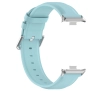 Pasek Bizon skórzany  Casual do Xiaomi Smart Band 9 Pro/8 Pro / Redmi Watch 5/4 Błękitny