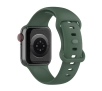 Pasek Bizon Strap Watch Silicone S do Apple Watch 44/45/46/49mm Ciemno-zielony