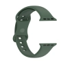 Pasek Bizon Strap Watch Silicone S do Apple Watch 44/45/46/49mm Ciemno-zielony
