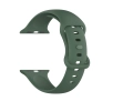 Pasek Bizon Strap Watch Silicone S do Apple Watch 44/45/46/49mm Ciemno-zielony