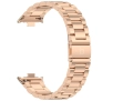 Bransoleta Bizon ze stali nierdzewnej Aura do Xiaomi Smart Band 9 Pro/8 Pro / Redmi Watch 5/4 Różowo-złoty