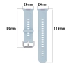 Pasek Bizon Strap Watch Silicone Pro SR do Huawei Watch Fit 3 Jasno-niebieski
