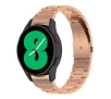 Bransoleta Bizon ze stali nierdzewnej Aura do Samsung Galaxy Watch FE/7/6/6 Classic/5/5 Pro/4/4 Classic Różowo-złoty