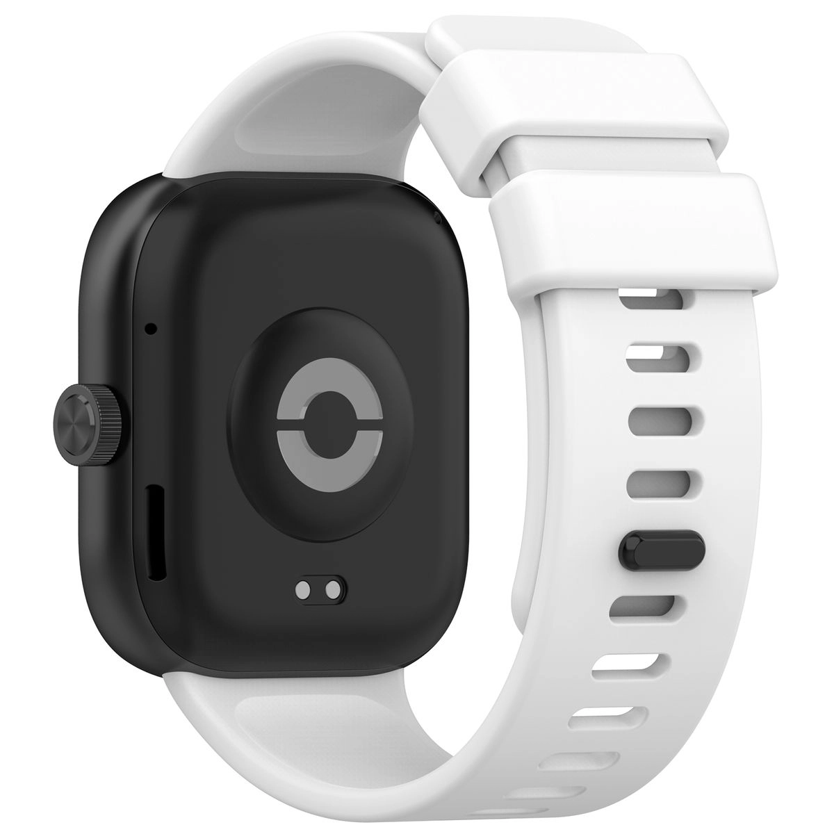 Pasek Bizon Strap Watch Silicone B do Xiaomi Smart Band 9 Pro/8 Pro / Redmi Watch 5/4 Biały