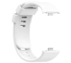 Pasek Bizon Strap Watch Silicone B do Xiaomi Smart Band 9 Pro/8 Pro / Redmi Watch 5/4 Biały