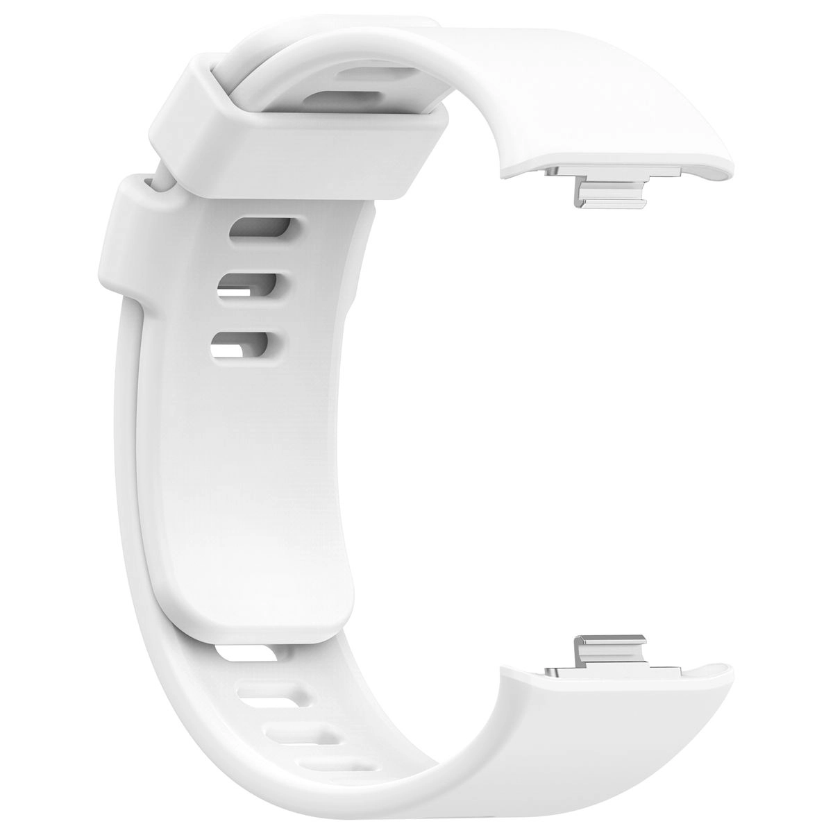 Pasek Bizon Strap Watch Silicone B do Xiaomi Smart Band 9 Pro/8 Pro / Redmi Watch 5/4 Biały