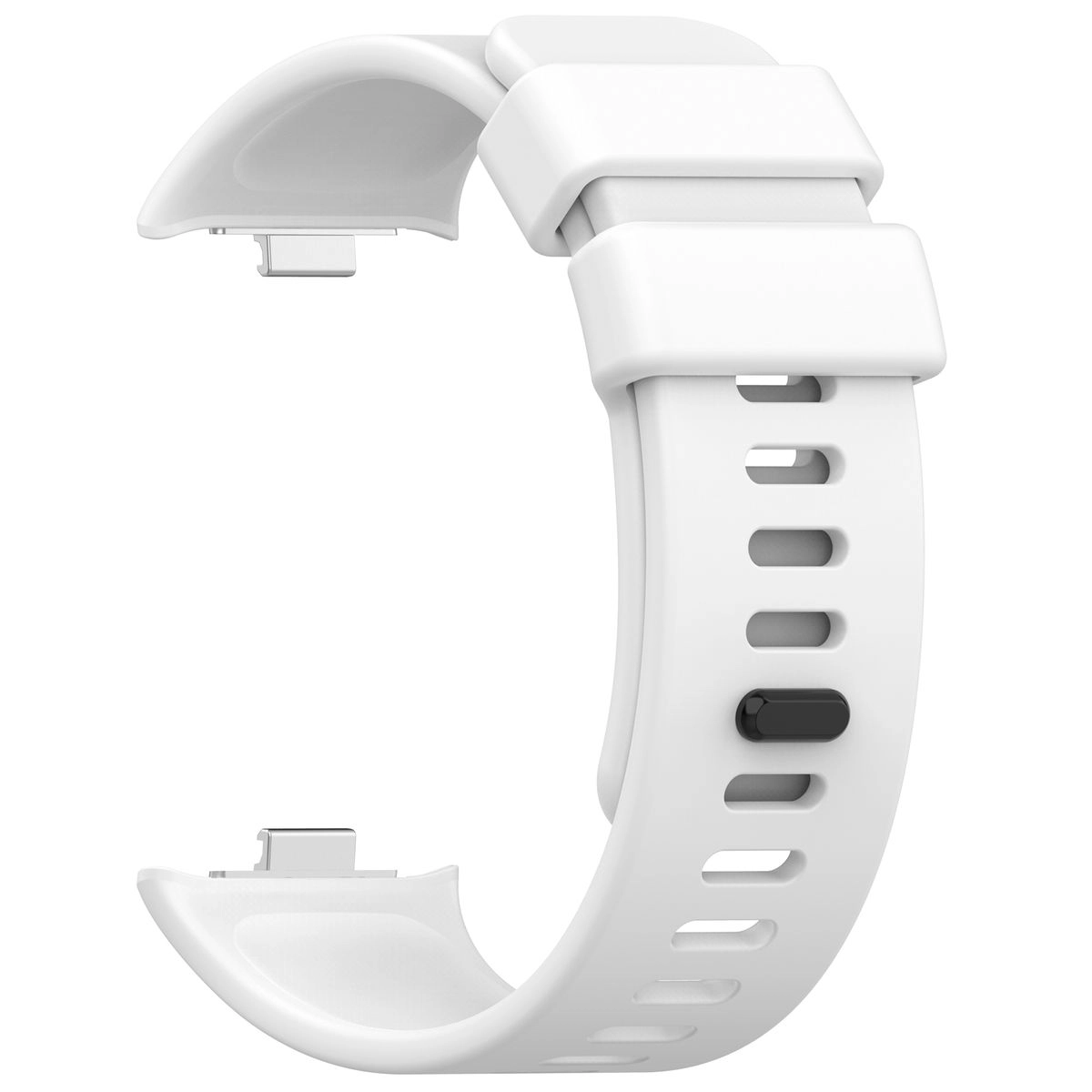 Pasek Bizon Strap Watch Silicone B do Xiaomi Smart Band 9 Pro/8 Pro / Redmi Watch 5/4 Biały