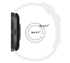 Pasek Bizon Strap Watch Silicone B do Xiaomi Smart Band 9 Pro/8 Pro / Redmi Watch 5/4 Biały
