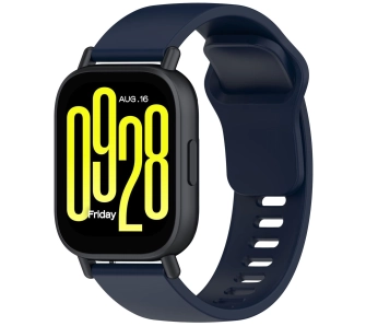 Pasek Bizon Strap Watch Silicone Pro H QuickRelease 22mm Granatowy