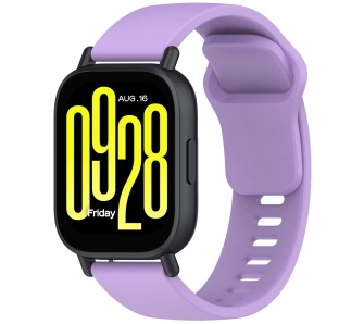 Pasek Bizon Strap Watch Silicone Pro H QuickRelease 22mm Filoletowy