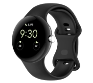 Bizon Strap Watch Silicone S do Google Pixel Watch 3/4 45mm Czarny