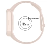 Pasek Bizon Strap Watch Dots do Xiaomi Redmi Watch 3 Active Jasno-różowy