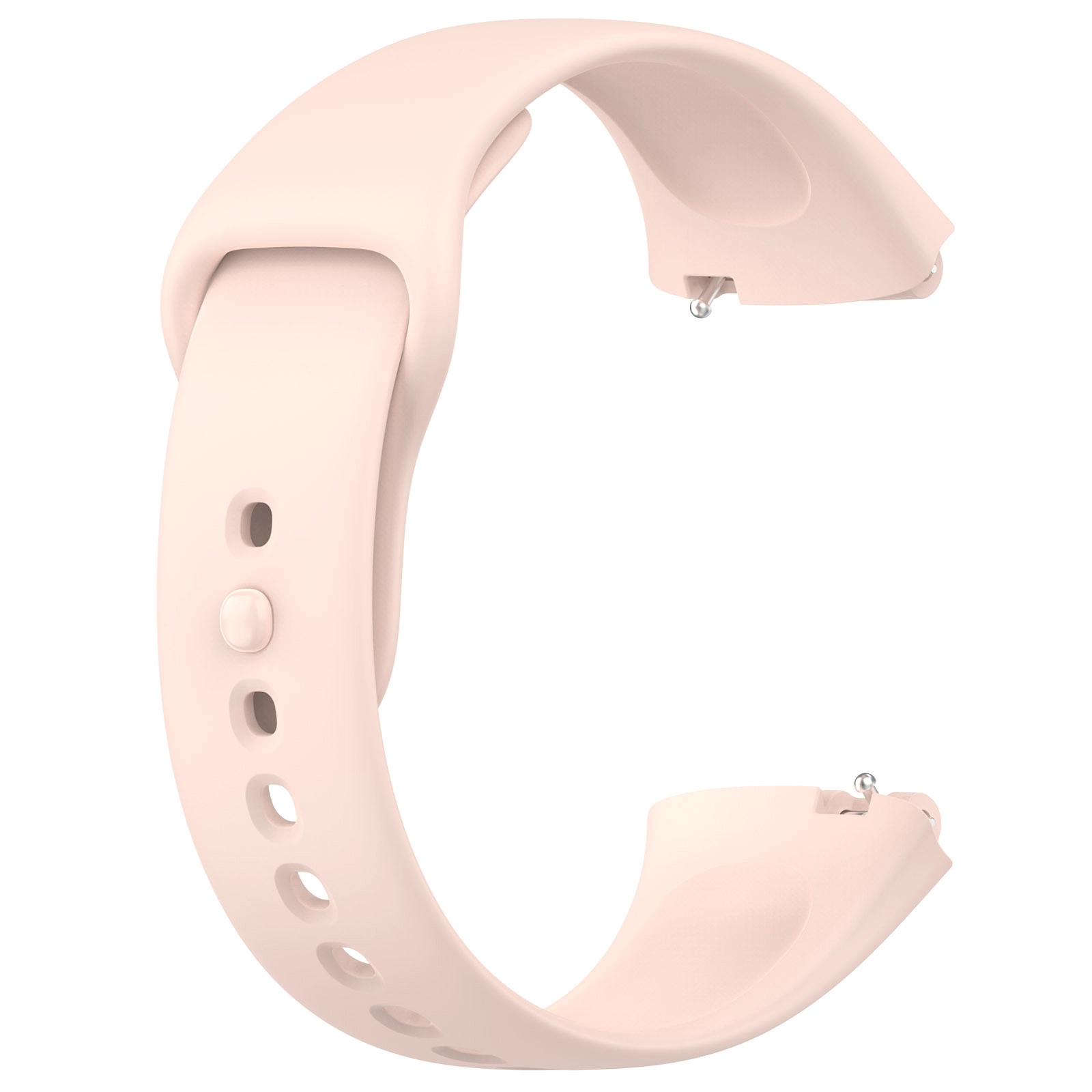 Pasek Bizon Strap Watch Dots do Xiaomi Redmi Watch 3 Active Jasno-różowy