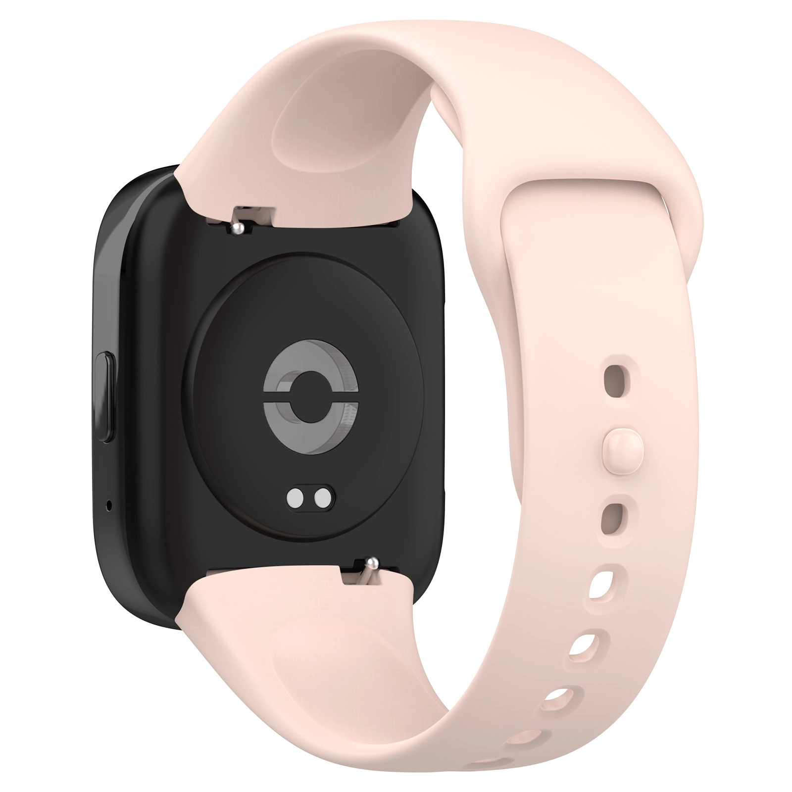 Pasek Bizon Strap Watch Dots do Xiaomi Redmi Watch 3 Active Jasno-różowy