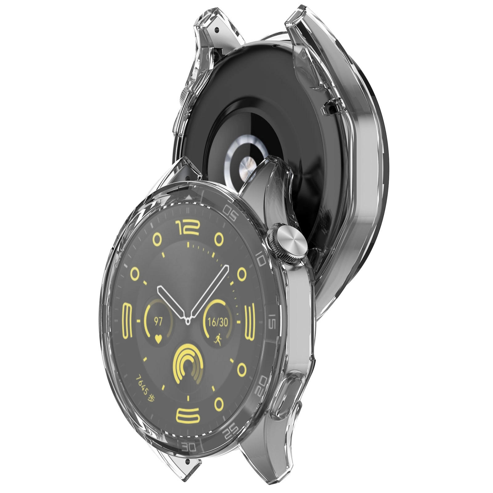 Nakładka na tarczę Bizon Felipe do Huawei Watch GT 4 46mm Przezroczysty