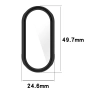 Nakładka na tarczę Bizon Felipe do Xiaomi Mi Smart Band 8 Przezroczysty