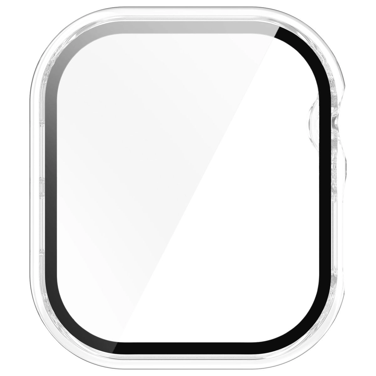 Nakładka na tarczę Bizon ze szkłem do Apple Watch 10 46mm Przezroczysty