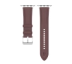Pasek Bizon skórzany Casual do Apple Watch 38/40/41mm/S10 42mm Ciemnobrązowy