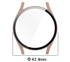 Nakładka na tarczę Bizon ze szkłem do Galaxy Watch 7 40mm Różowy