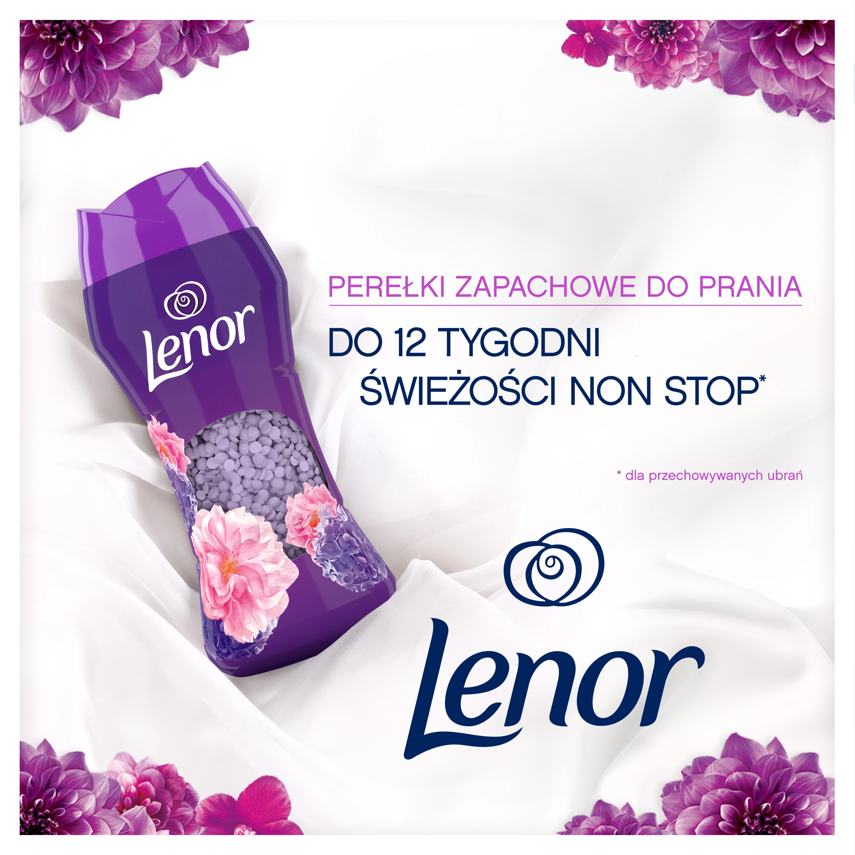 Zapach do pralki Lenor Perełki Floral Bouquet 195g