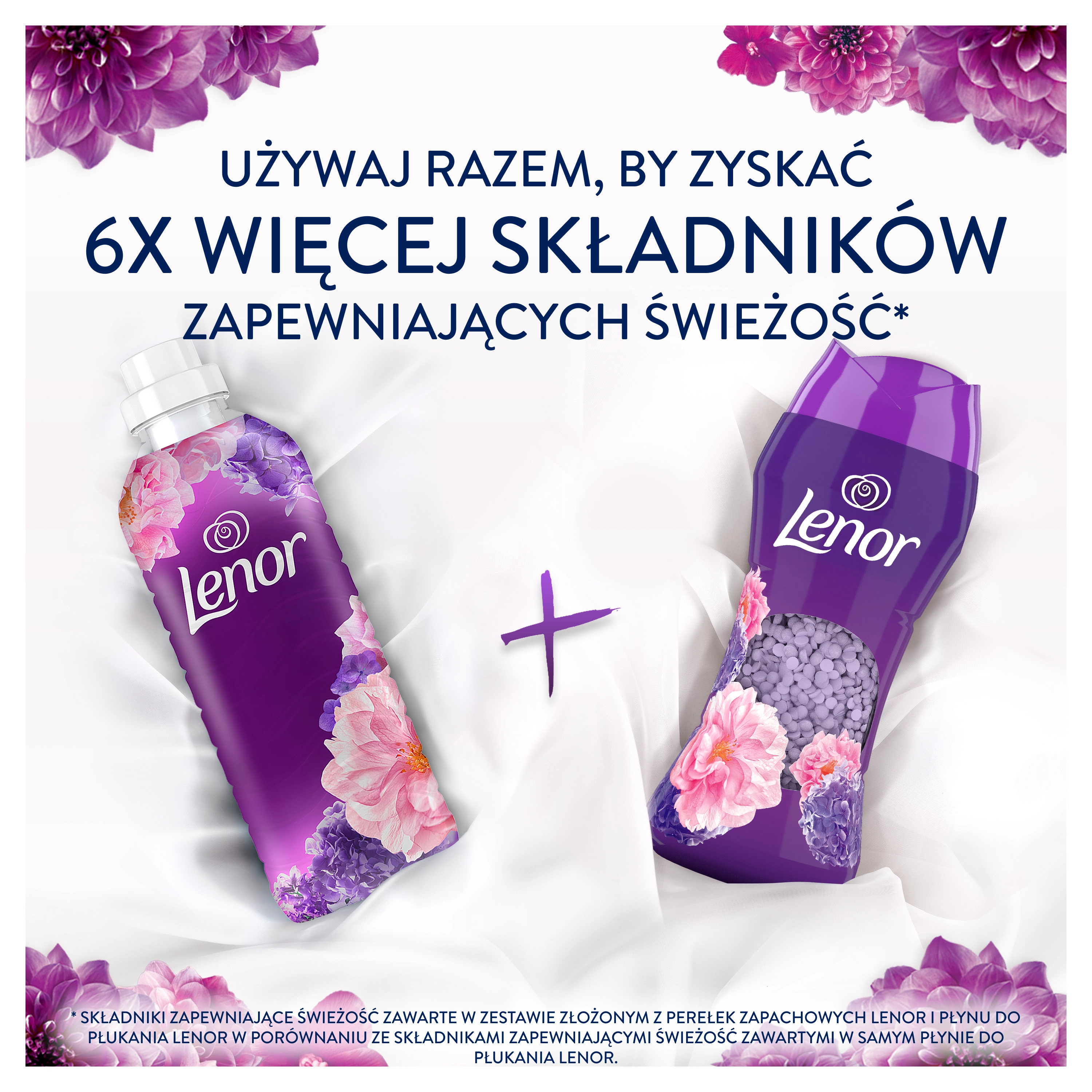 Zapach do pralki Lenor Perełki Floral Bouquet 195g