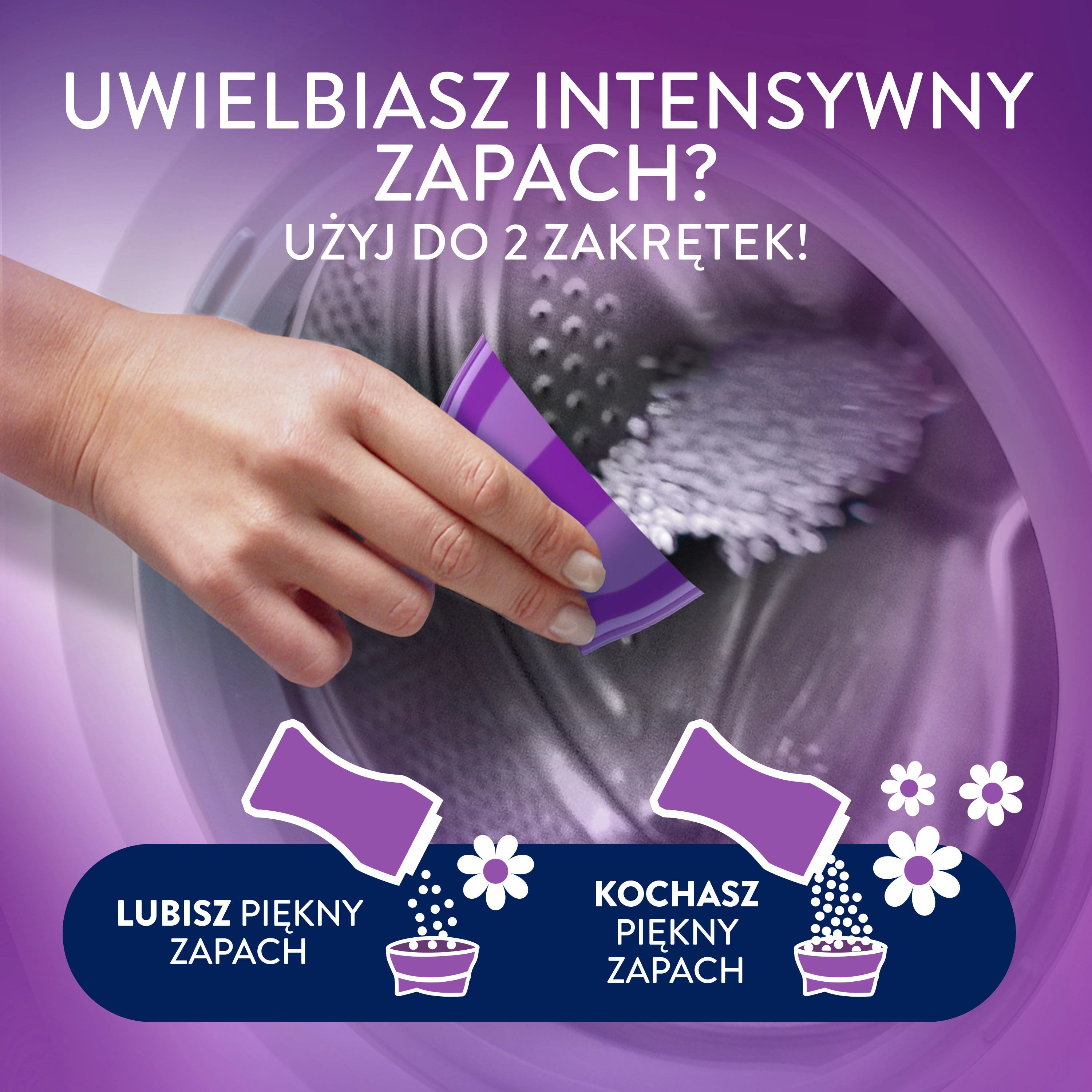 Zapach do pralki Lenor Perełki Floral Bouquet 195g
