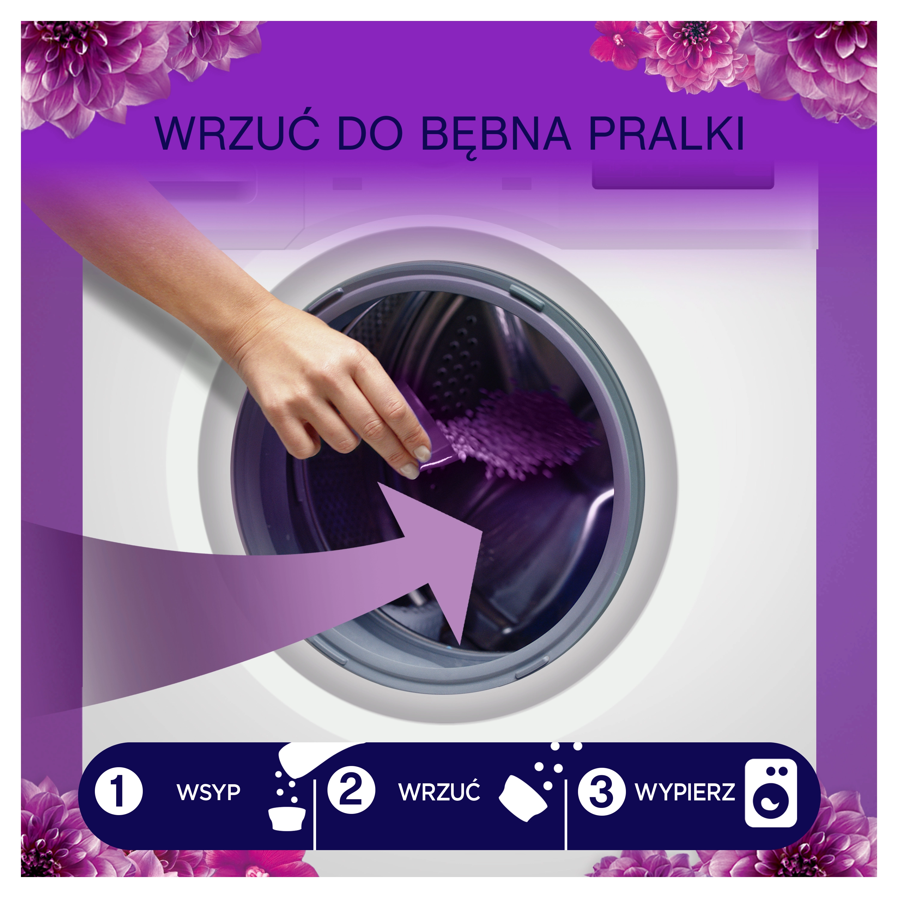 Zapach do pralki Lenor Perełki Floral Bouquet 195g