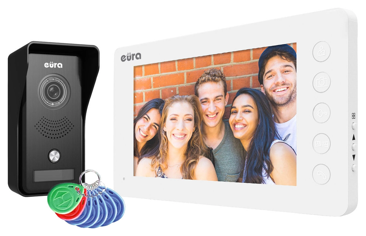 Wideodomofon Eura-Tech Eura VDP-76A3 Biały