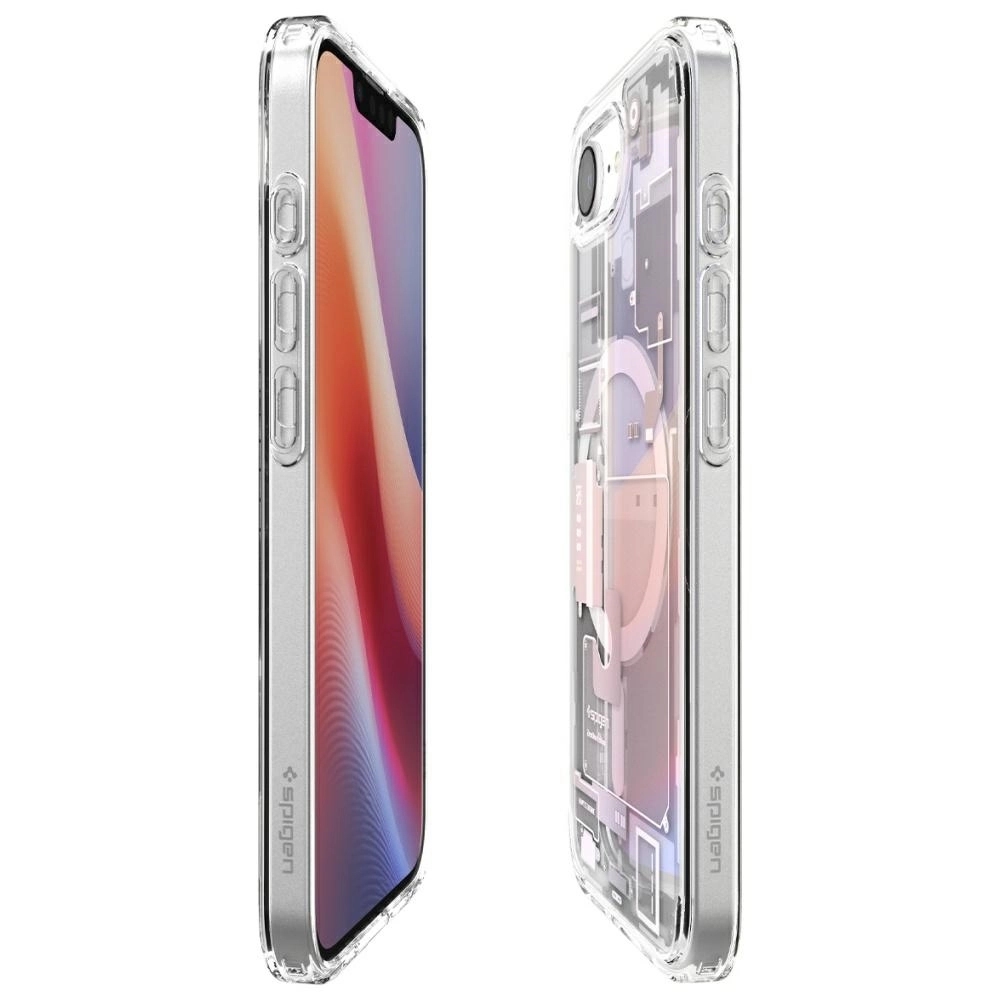 Etui Spigen Ultra Hybrid Mag MagSafe do iPhone 16e Biały