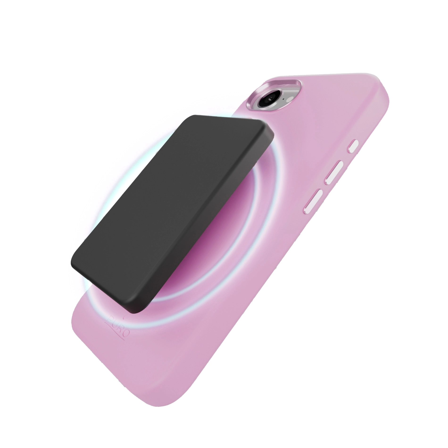 Etui Puro Icon Mag Pro do iPhone 16e Różowy