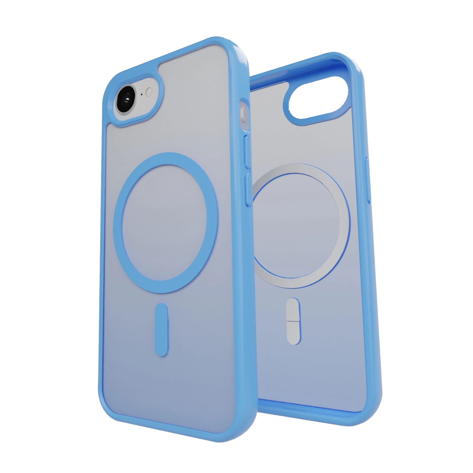 Etui Puro Gradient do iPhone 16e Niebieski