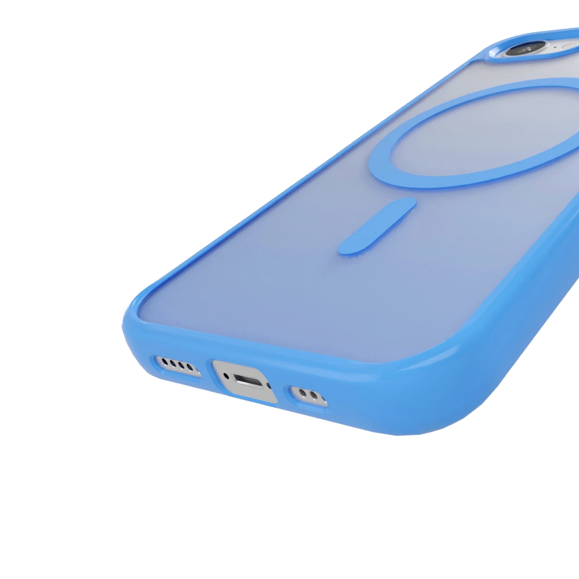 Etui Puro Gradient do iPhone 16e Niebieski