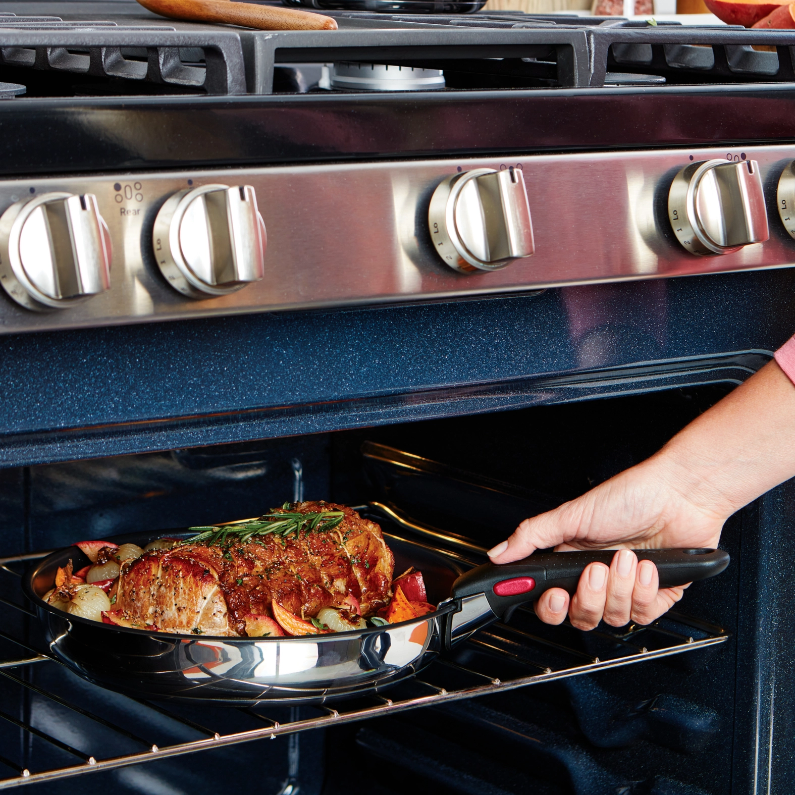 Zestaw patelni Tefal Cook Eat L8813S75 Indukcja Titanium 22cm, 26cm