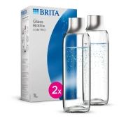 Brita sodaTRIO Zestaw 2 Butelek Szklanych 1l