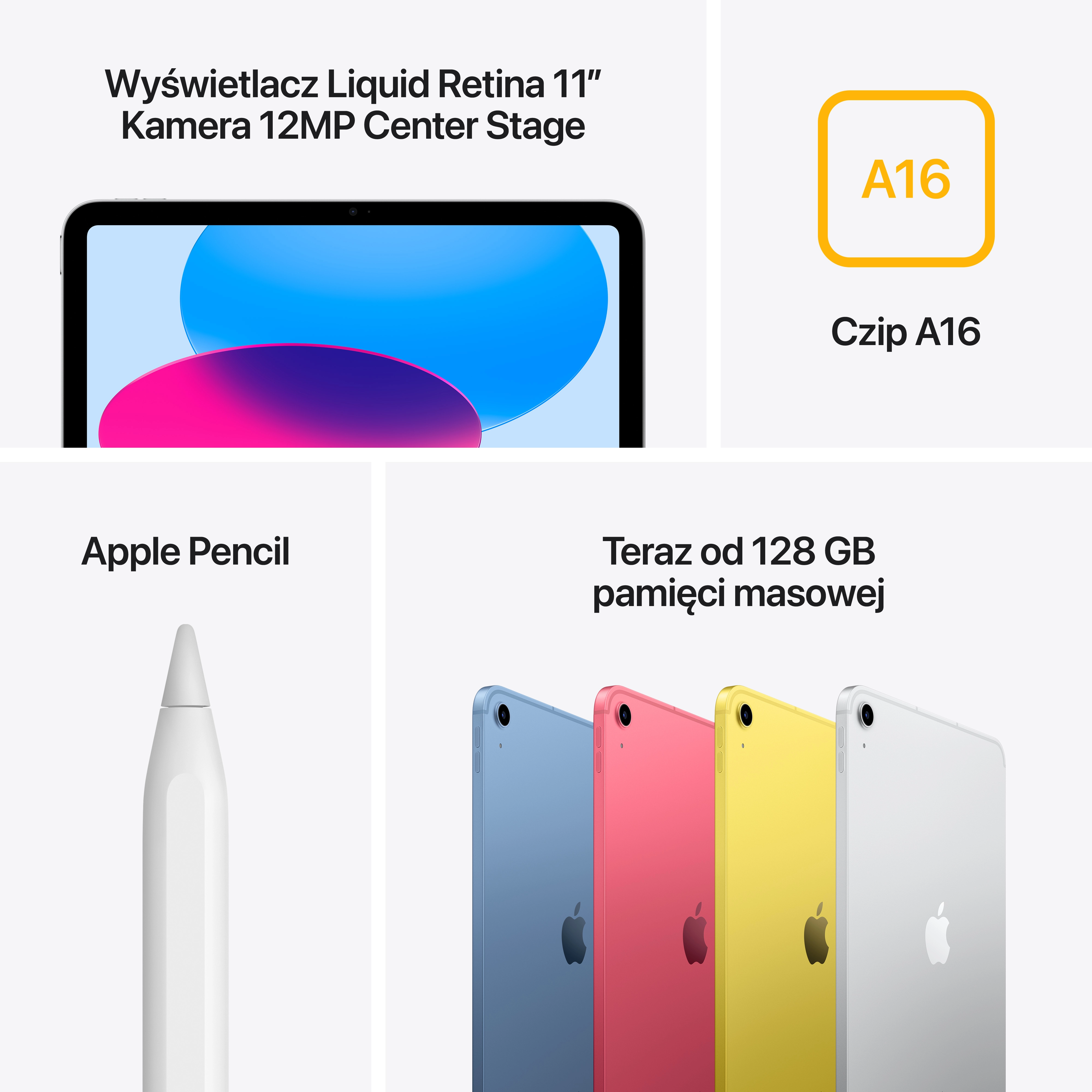 Apple iPad 11" 11 gen 256GB Wi-Fi Cellular 5G Niebieski