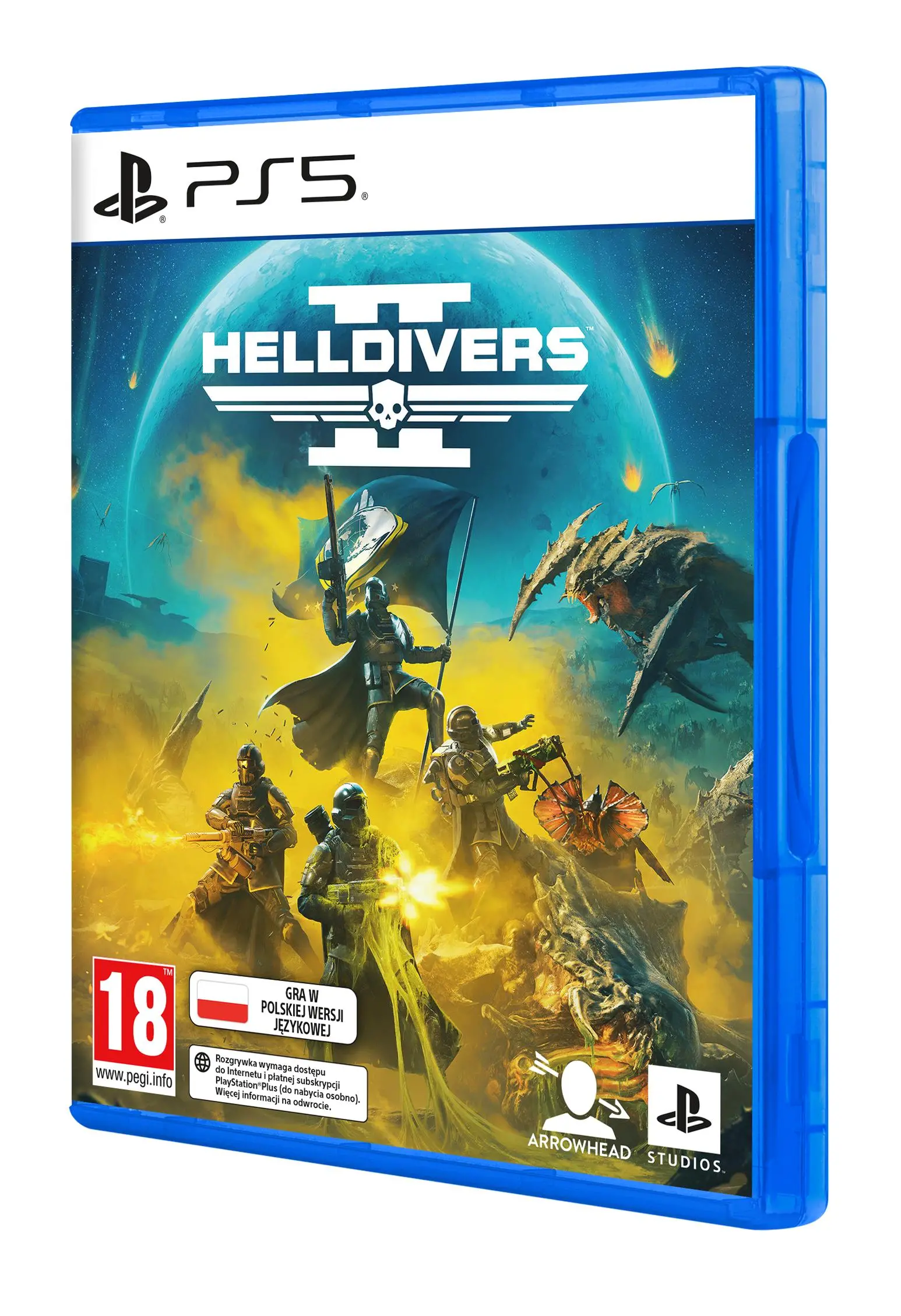 Konsola Sony PlayStation 5 Slim D Chassis (PS5) 1TB z napędem + Helldivers 2