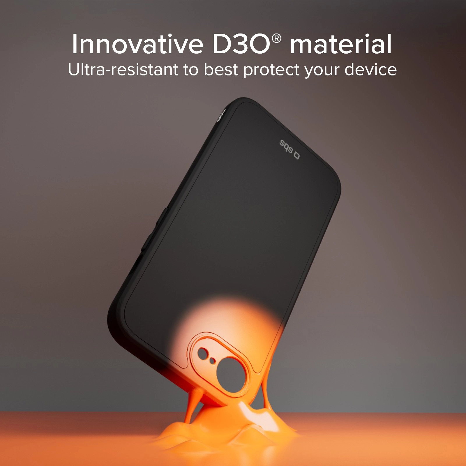Etui SBS D3O do iPhone 16e Czarny