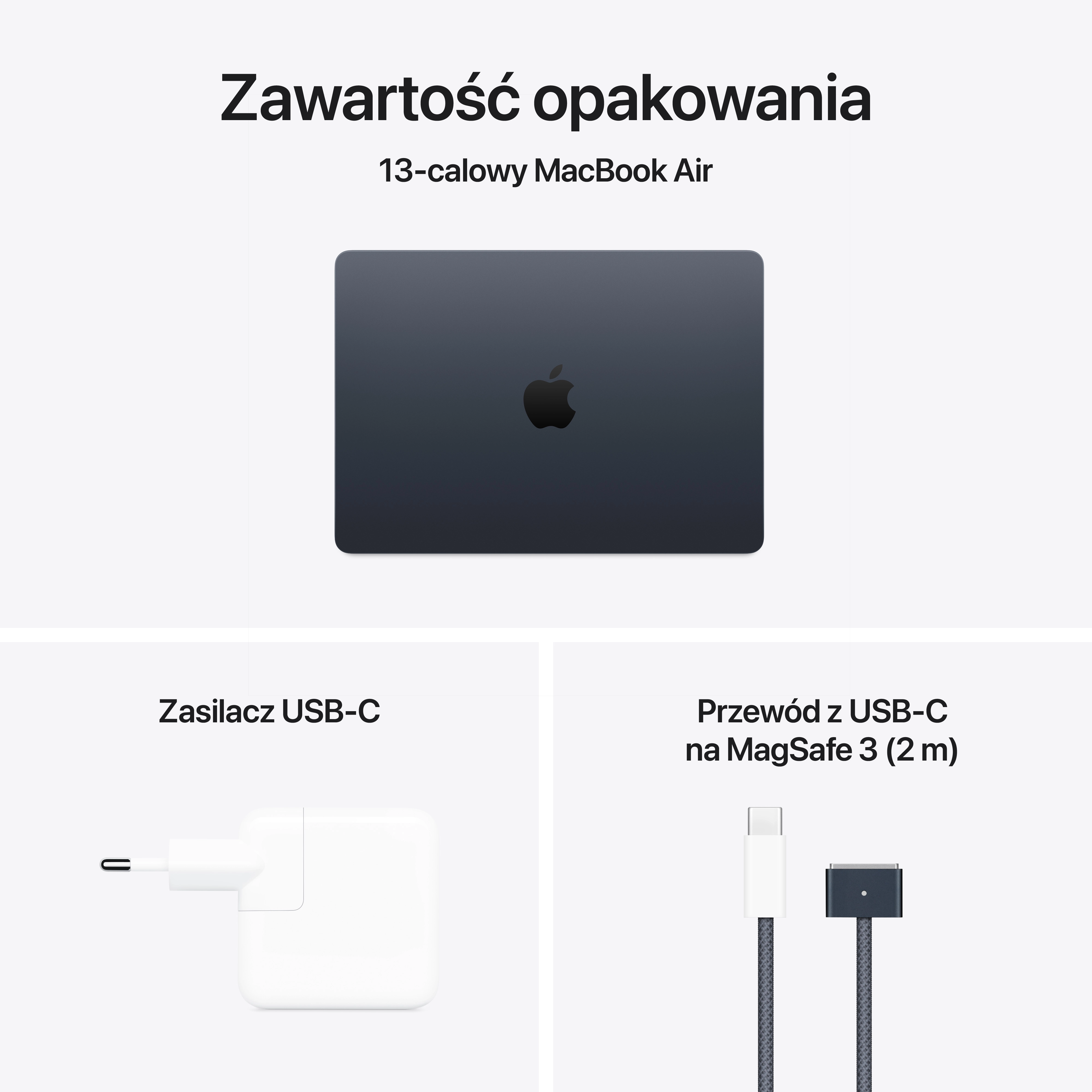 Apple MacBook Air 2025 13,6" M4 24GB RAM 512GB Dysk macOS Północ