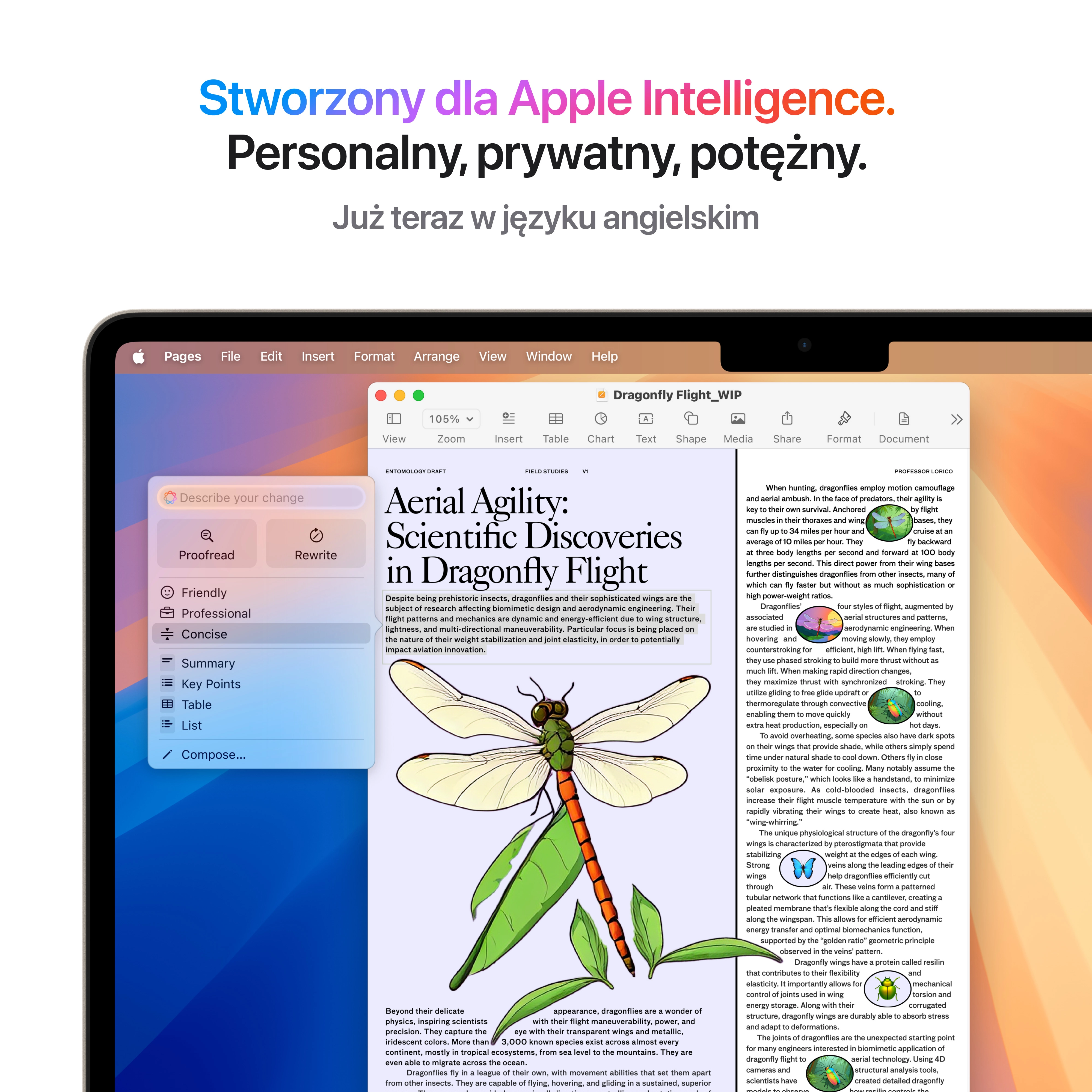 Apple MacBook Air 2025 13,6" M4 24GB RAM 512GB Dysk macOS Księżycowa poświata