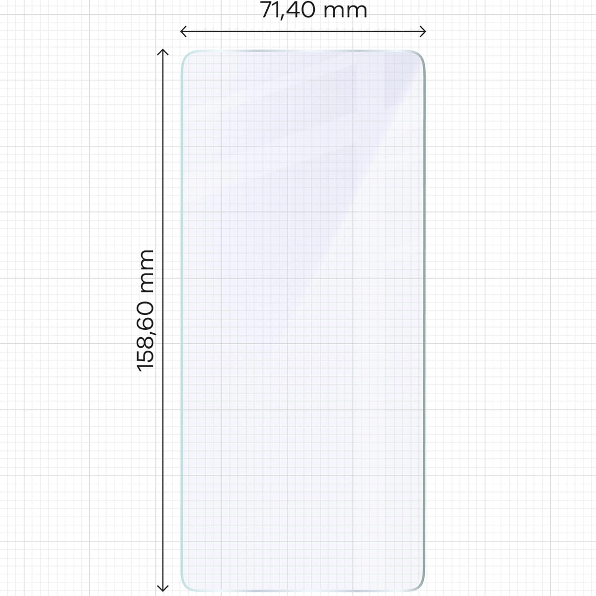 Szkło hybrydowe Bizon elastyczne Mule do Asus ROG Phone 9/9 Pro