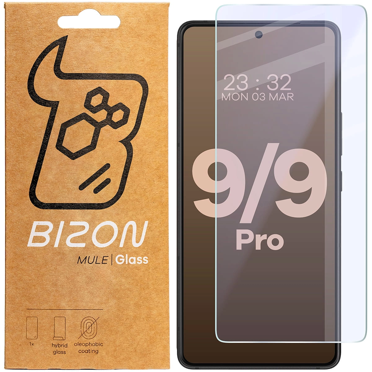 Szkło hybrydowe Bizon elastyczne Mule do Asus ROG Phone 9/9 Pro