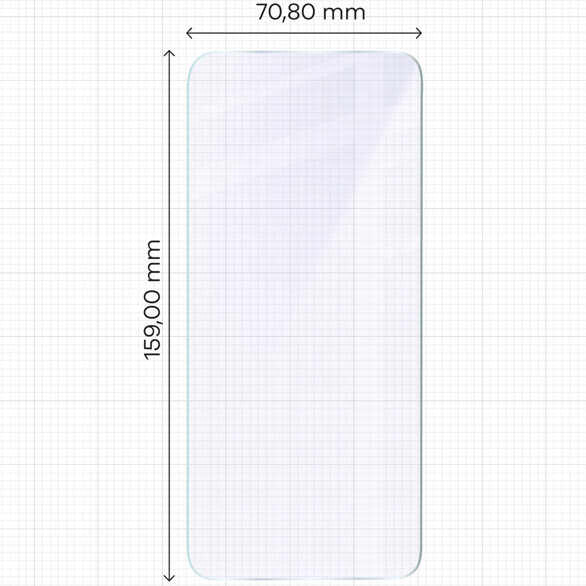 Szkło hybrydowe Bizon elastyczne Mule do Infinix Hot 50i