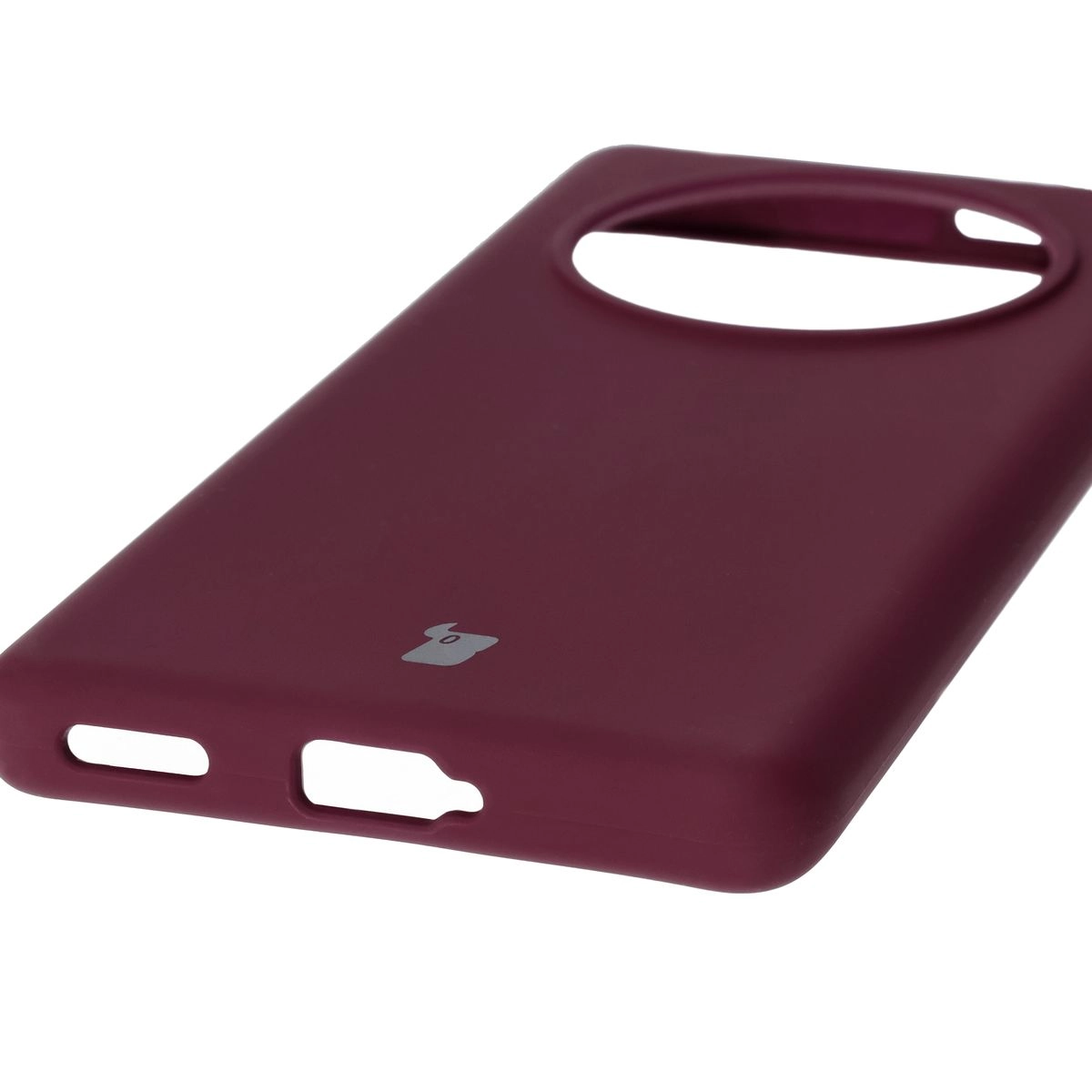 Etui Bizon Silikonowe Soft do Honor Magic7 Lite Ciemno-fioletowy