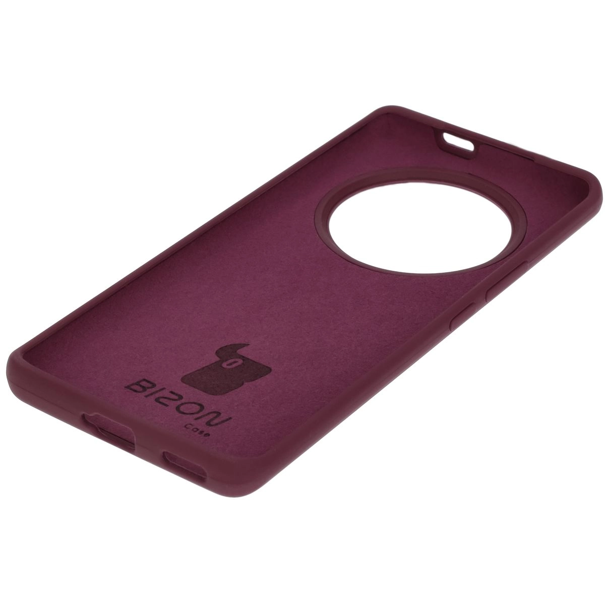 Etui Bizon Silikonowe Soft do Honor Magic7 Lite Ciemno-fioletowy