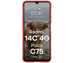 Etui Bizon Tur do Xiaomi Redmi 14C 4G / POCO C75 Czerwony