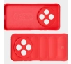 Etui Bizon Tur do Xiaomi Redmi 14C 4G / POCO C75 Czerwony