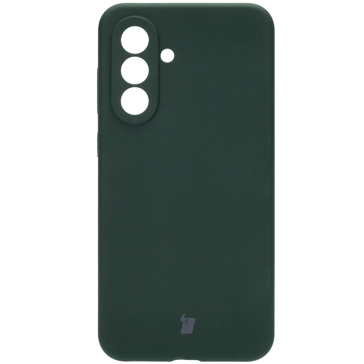 Etui Bizon Silikonowe Soft do Galaxy A36 5G Ciemnozielony