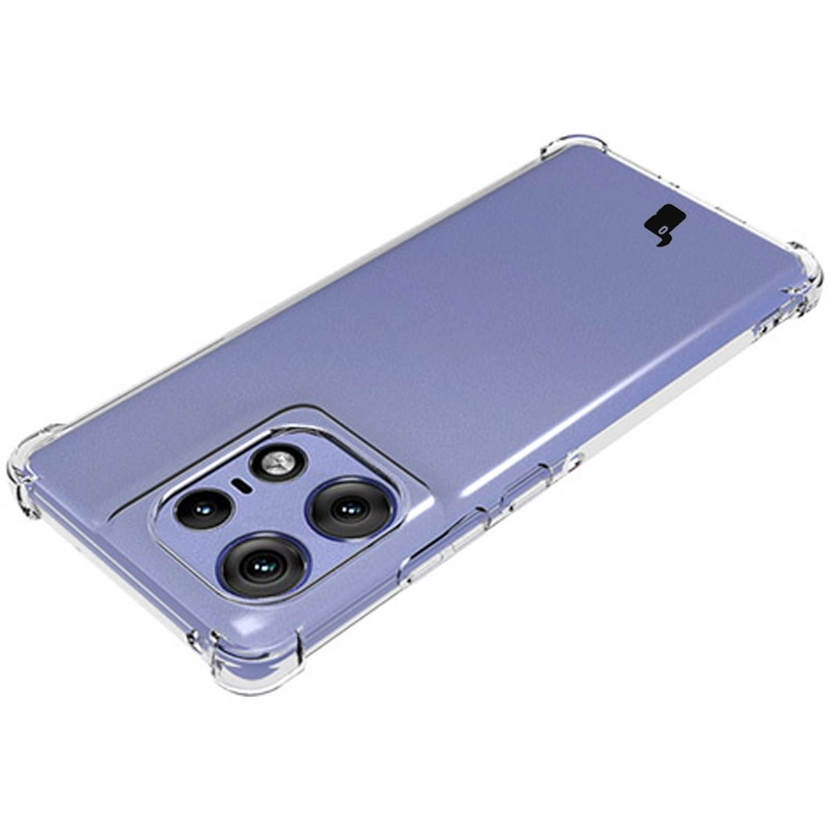 Etui Bizon Elastyczne Salpa do Motorola Edge 50 Pro Przezroczysty