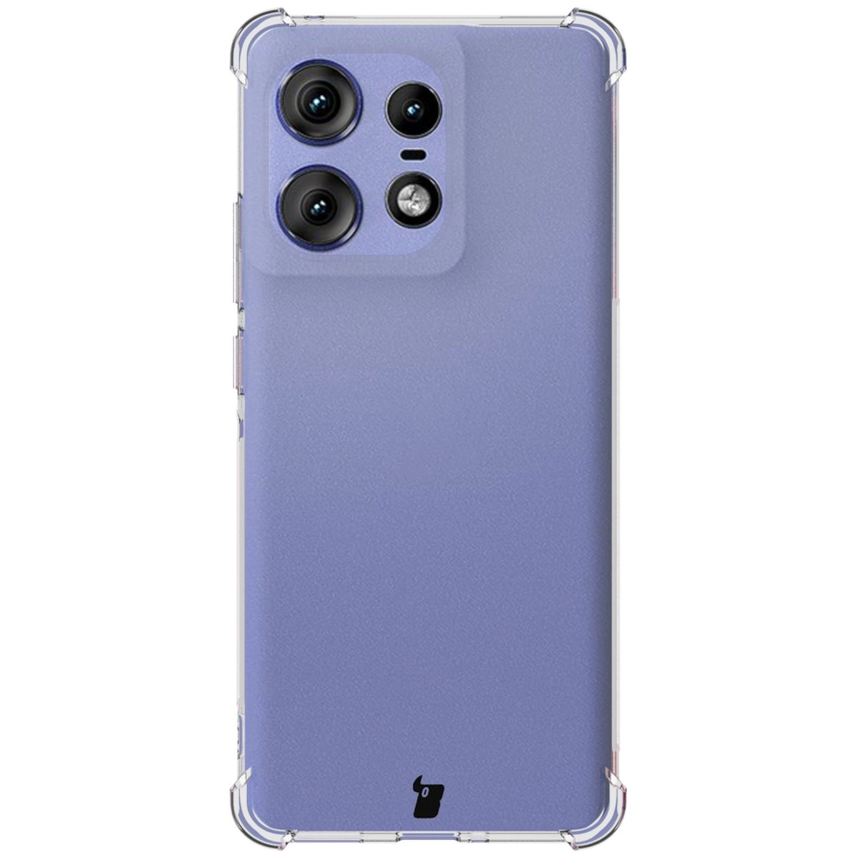 Etui Bizon Elastyczne Salpa do Motorola Edge 50 Pro Przezroczysty