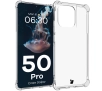 Etui Bizon Elastyczne Salpa do Motorola Edge 50 Pro Przezroczysty